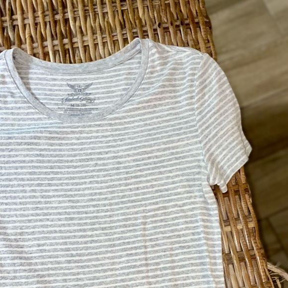 WOMENS FADED GLORY STRIPED FITTED TSHIRT - Picture 5 of 8